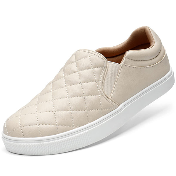 Womens Comfort Casual Leather Sneakers