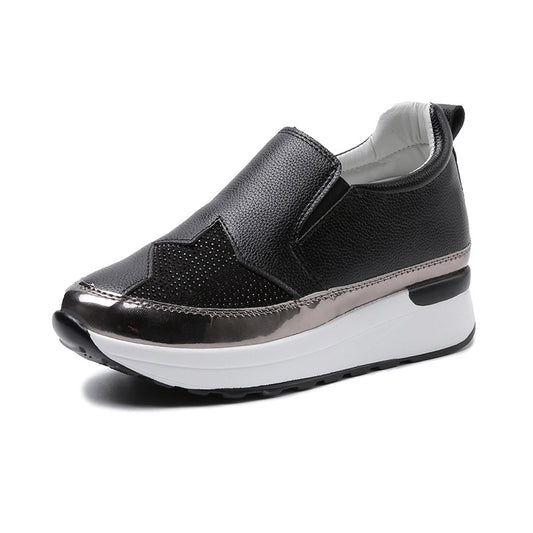 [Recommended by Orthopedic Surgeons] Knitted Sequin Insert Muffin Sneakers