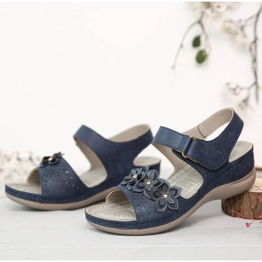 Women Sandals Summer Retro Shoes Wedges Casual Ladies Vintage Sandals Platform Plus Size Woman Fashion Footwear 2021