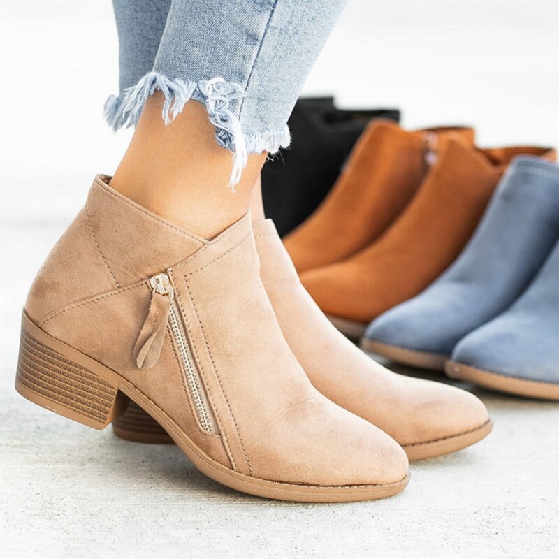 Margalie Retro Ankle Boots