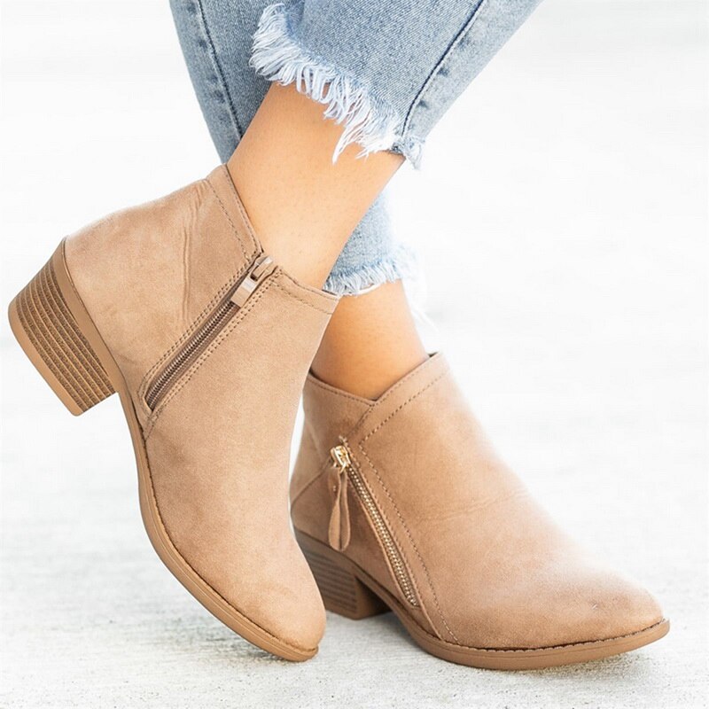 Margalie Retro Ankle Boots